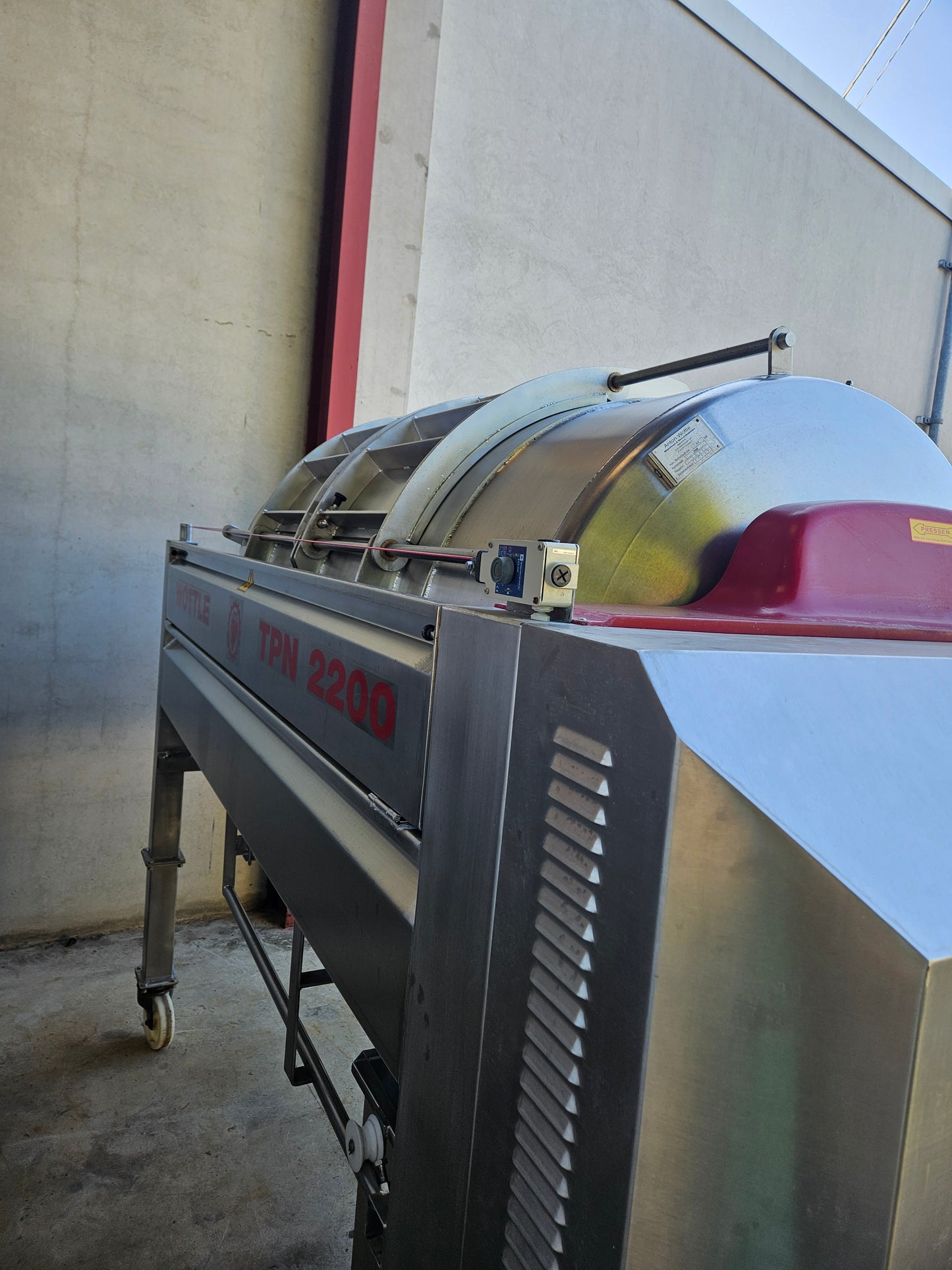 WOTTLE TPN 2200 Weinpresse, BJ 2003