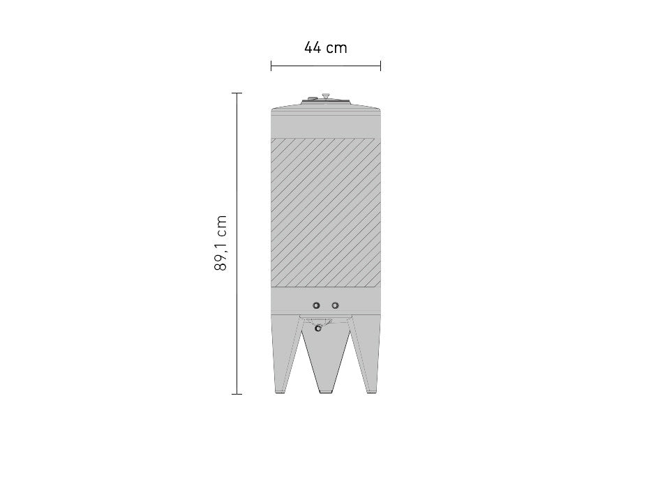 SPEIDEL Edelstahl-Gärtank (drucklos) 60l
