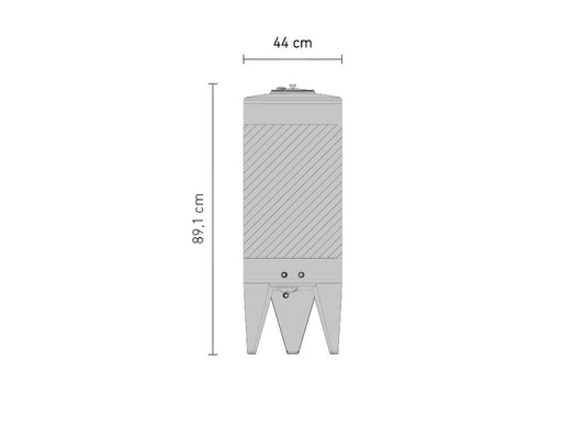 SPEIDEL Edelstahl-Gärtank (drucklos) 60l