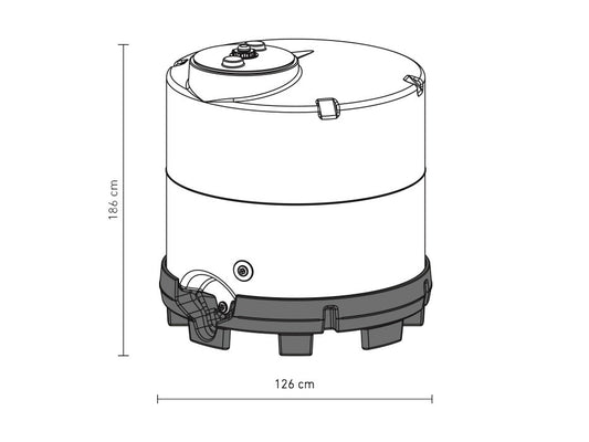 SPEIDEL Lagerfass 1.500l