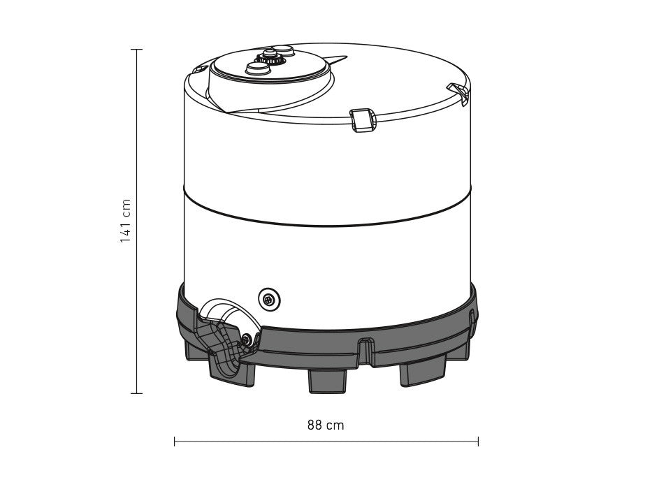 SPEIDEL Lagerfass 500l
