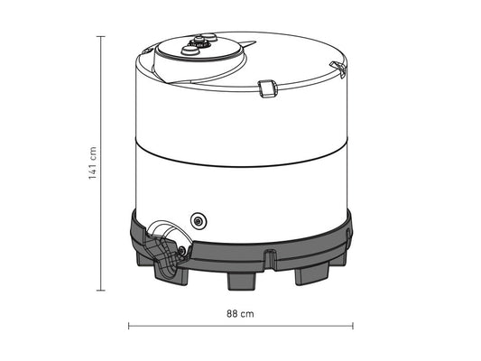 SPEIDEL Lagerfass 500l