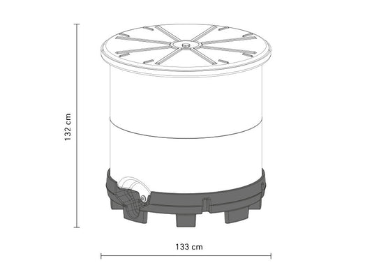 SPEIDEL Maischefass 1.000l