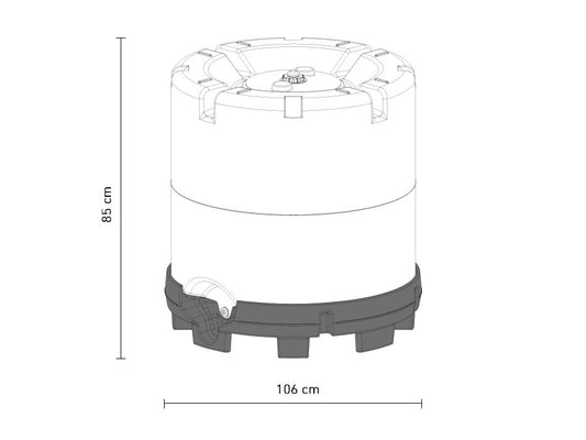 SPEIDEL Transportfass 400l