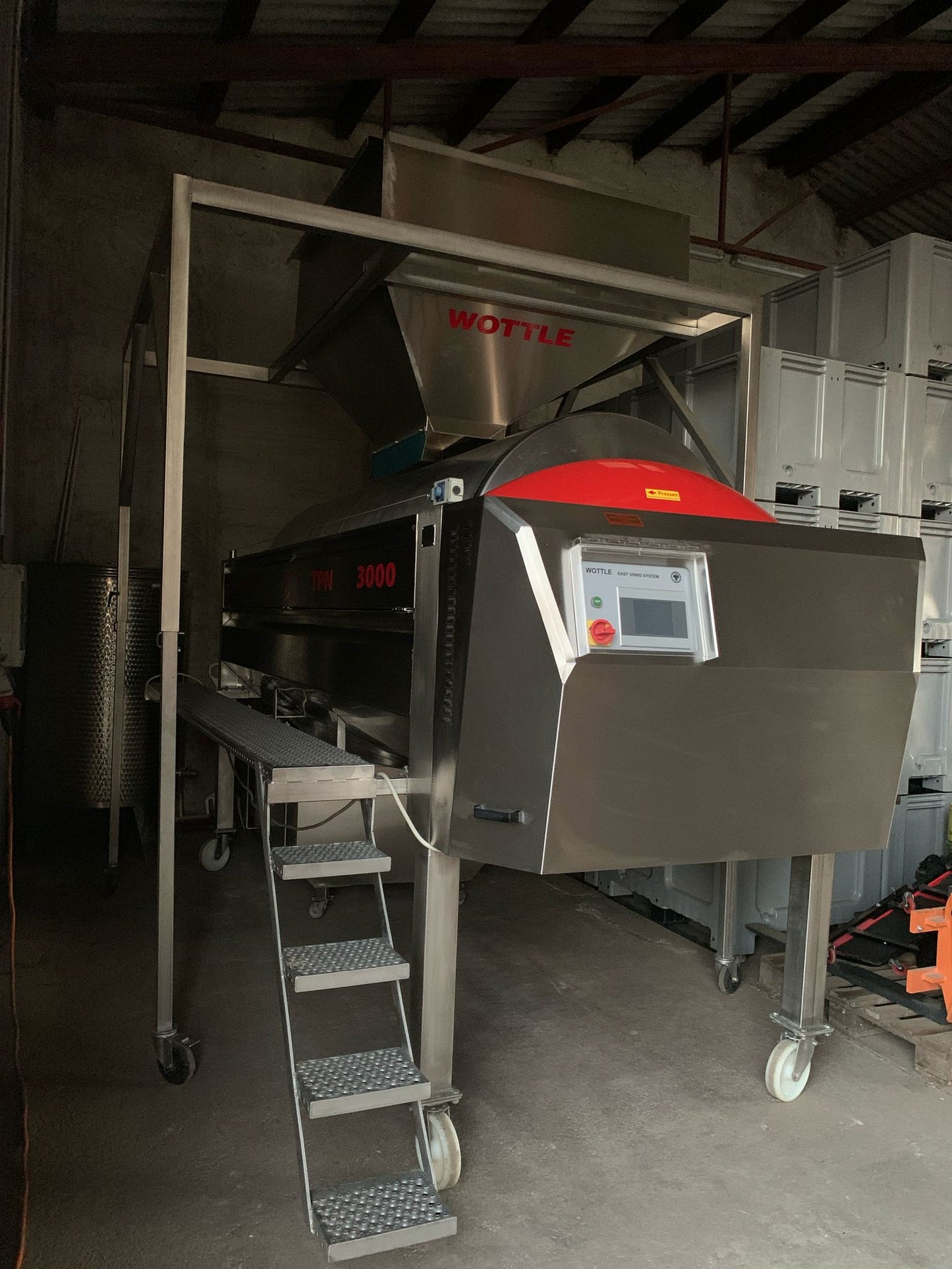 WOTTLE TPN 3000 Weinpresse, BJ 2011